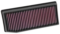 Sports air filter (panel) 33-3007 270/124/40mm fits DACIA; LADA; RENAULT