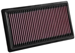Sports air filter (panel, square) 33-3080 268/152/29mm fits FIAT; JEEP; LEXUS; TOYOTA
