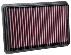 Sports air filter (panel) 33-3129 295/199/37mm fits HYUNDAI GRAND SANTA FÉ, SANTA FÉ III; KIA SORENTO II, SORENTO II/SUV