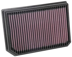 Sports air filter (panel) 33-3133 273/186/38mm fits MERCEDES; AUDI