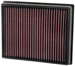 Sports air filter (panel) 33-5000 244/198/40mm fits FORD; FORD USA; HYUNDAI; RENAULT