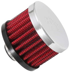 Breather filter 62-1320 10mm/51mm (chrome)