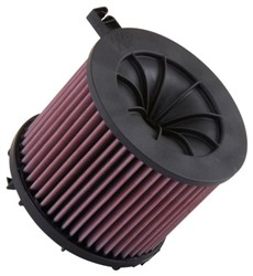 Sports air filter (round) E-0648 168/98/148mm fits AUDI A4 ALLROAD B9, A4 B9, A5, Q5