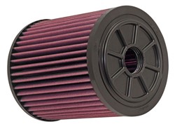 Sports air filter (round) E-0664 186/100/156mm fits AUDI A6 C7, A7
