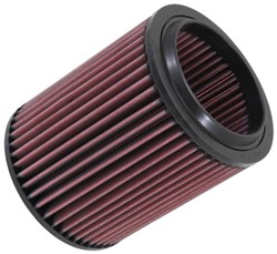 Sports air filter (round) E-0775 146/102/184mm fits AUDI A8 D2, A8 D3