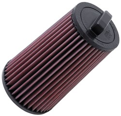 Sports air filter (round) E-2011 127/95/244mm fits MERCEDES