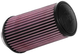 Universal filter (cone, airbox) RU-4690 ball-shaped flange diameter 76mm
