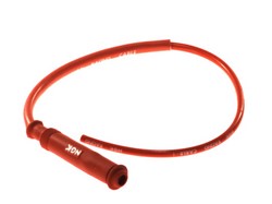 Spark plug pipe CR3 8089, angle 180°, spark plug thread 10/12/14mm, housing material Rubber, spark plug cap colour red