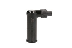 Spark plug pipe L05EA 6667, angle 90°, housing material Ebonite, spark plug cap colour black fits PIAGGIO/VESPA