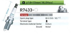 Spark plug R7433-8 4889_0