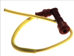 Spark plug pipe XY11 8584, angle 102°, spark plug thread 10/12/14mm, housing material Ebonite, spark plug cap colour red