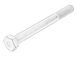 Screw, injection nozzle holder 16626533
