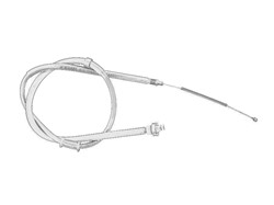 Handbrake cable OE FIAT 51900232