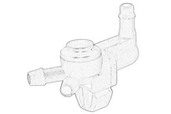 Connector, washer-fluid pipe 7787593