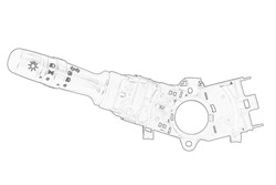 Steering gear combined switch-key OE HYUNDAI 93410A2531