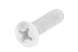 Galvanized HEX bolts for a flat screwdriver 25_0
