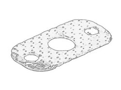 Gasket, oil outlet (charger) 500370706_0