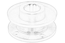 Flange, differential 7166992
