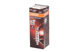 Žarulja H1 halogen Night Breaker Silver (kutija, 1 kom., 12V, 55W, tip gedore P14,5S; do 100% veća svjetlina; do 130m svjetlosnog snopa