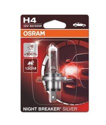 Light bulb H4 Night Breaker Silver (1 pcs) 12V 60/55W