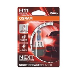 Pirn H11 Night Breaker Laser (1 tk) 12V 55W_0