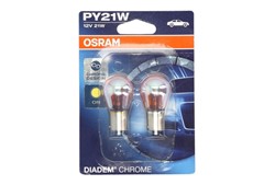 Light bulb PY21W (2 pcs) Diadem Chrome 12V 21W_0
