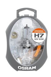 Zestaw żarówek 12V Original H7 bezpiecznik 15; 20; 30A OSR BOX CLKM H7