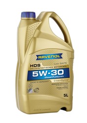 Моторное масло RAVENOL RAV HDS SAE 5W30 5L