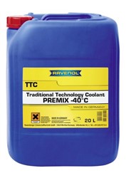 Dzesēšanas šķidrums RAVENOL TTC Premix -40°C Protect C11 20L_0