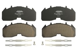 Brake pads set ROULUNDS RL012081