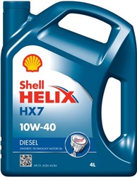 Variklių alyva SHELL Helix HX7 (4L) SAE 10W40 HELIX D HX7 10W40 4L_0