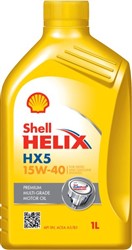 Engine oils SHELL HELIX HX5 15W40 1L