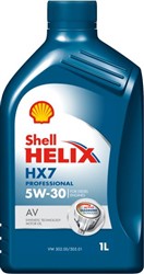 Dzinēja eļļa SHELL HELIX P.HX7 AV 5W30 1L