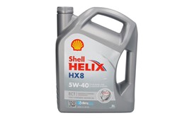 Dzinēja eļļa SHELL HELIX HX8 ECT 5W40 5L