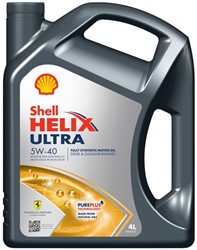 Variklių alyva SHELL Helix Ultra (4L) SAE 5W40 HELIX ULTRA 5W40 4L