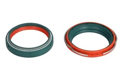 Complete set of oil and dust gaskets for the front suspension DUAL-48S SHOWA (quantity per packaging 2pcs Dual Compound; for one shin)fits HONDA; KAWASAKI; SUZUKI