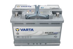 Akumulators VARTA START&STOP AGM VA570901076 12V 70Ah 760A A7 (278x175x190)_2