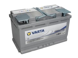 Barošanas akumulatoru baterija VARTA PROFESSIONAL DUAL PURPOSE AGM VA840080080 12V 80Ah 800A LA80 (315x175x190)_1