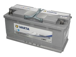 Barošanas akumulatoru baterija VARTA PROFESSIONAL DUAL PURPOSE AGM VA840105095 12V 105Ah 950A LA105 (394x175x190)_0