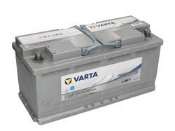 Barošanas akumulatoru baterija VARTA PROFESSIONAL DUAL PURPOSE AGM VA840105095 12V 105Ah 950A LA105 (394x175x190)_1