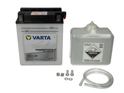 Akumulator motocyklowy VARTA YB14-B2 VARTA FUN 12V 14Ah 190A P+
