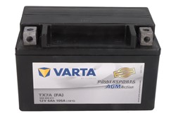 Akumulators VARTA POWERSPORTS AGM YTX7A-BS VARTA FUN READY 12V 6Ah 105A (150x87x95)_2