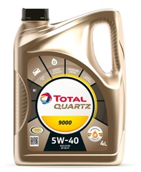 Engine oils TOTAL QUARTZ 9000 5W40 4L