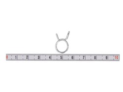 Metal clamp self-clamping, wiry, diameter 11-11,6 mm