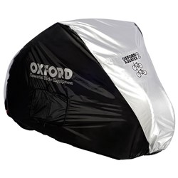 Prekrivač za bicikl OXFORD AQUATEX CC1 boja srebrna, veličina M - dva bicikla; vodootporan