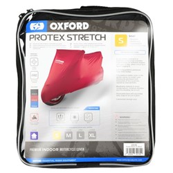 Motorcycle cover OXFORD PROTEX STRETCH Indoor CV1 colour red, size M_4