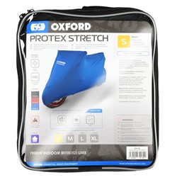 Motorcycle cover OXFORD PROTEX STRETCH Indoor CV1 colour blue, size S_5