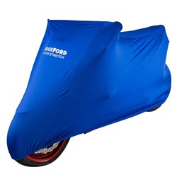 Motorcycle cover OXFORD PROTEX STRETCH Indoor CV1 colour blue, size S_0