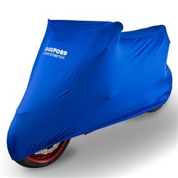 Pokrowiec na motocykl OXFORD PROTEX STRETCH Indoor CV1 kolor niebieski, rozmiar XL