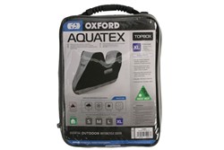 Motorcycle cover OXFORD AQUATEX NEW C colour silver, size S - with a place for trunk_6